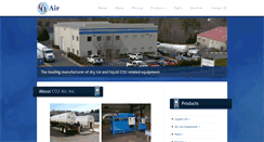 Desktop Screenshot of co2airinc.com